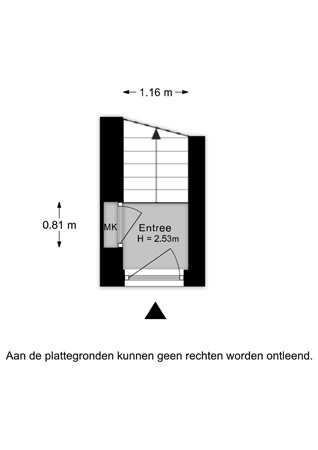 Floorplan - Dillenburgstraat 14, 3071 HB Rotterdam